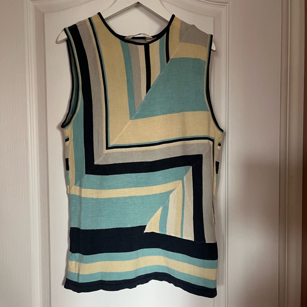 2 for $20 - Melrose’s Geometric Sleeveless Top - Multicolor